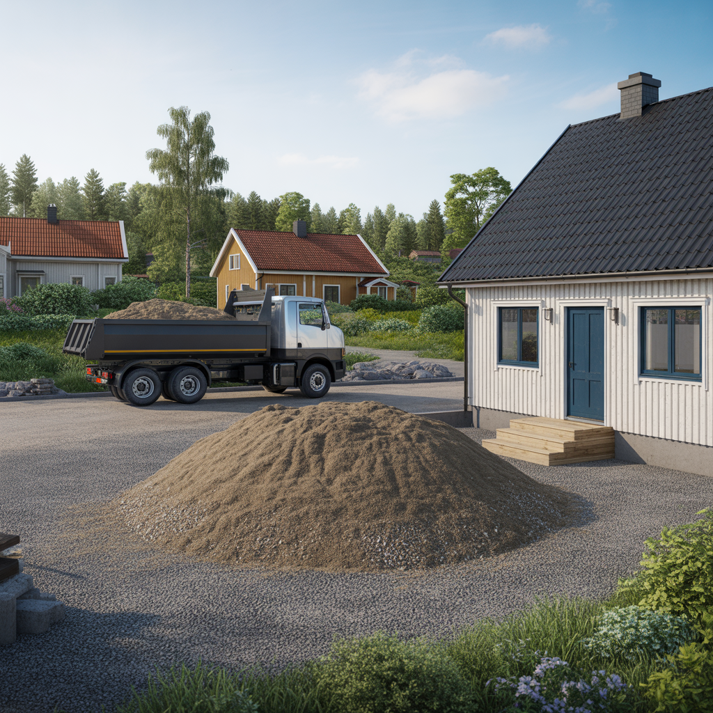 6.Vad kostar det att transportera fyllnadsmaterial till en tomt