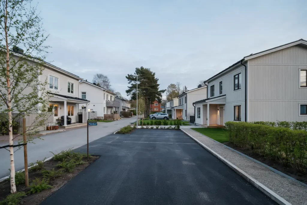 schaktning och anl ggning av parkeringsyta vid bostadsfastighet i torekov