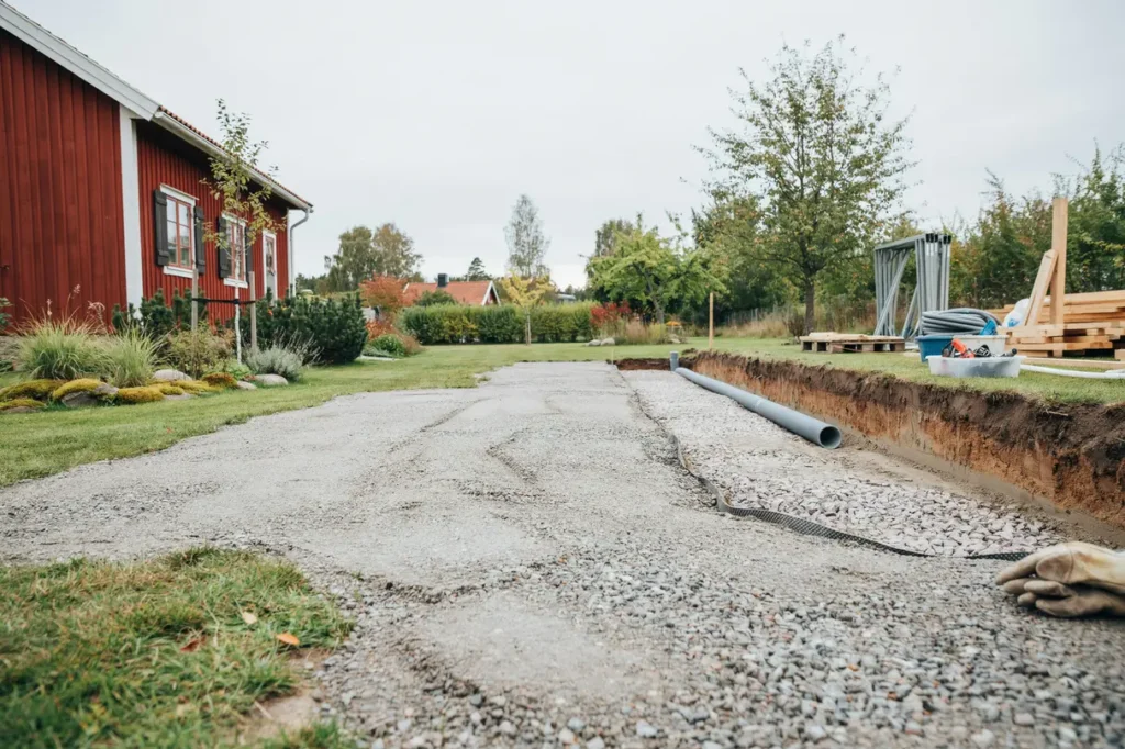 dr nerad grusuppfart och markarbete inf r ovanmarkpool